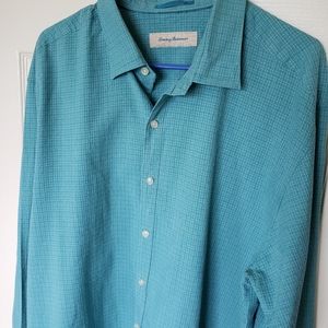 Tommy Bahama XL silk/cotton blend l/s shirt